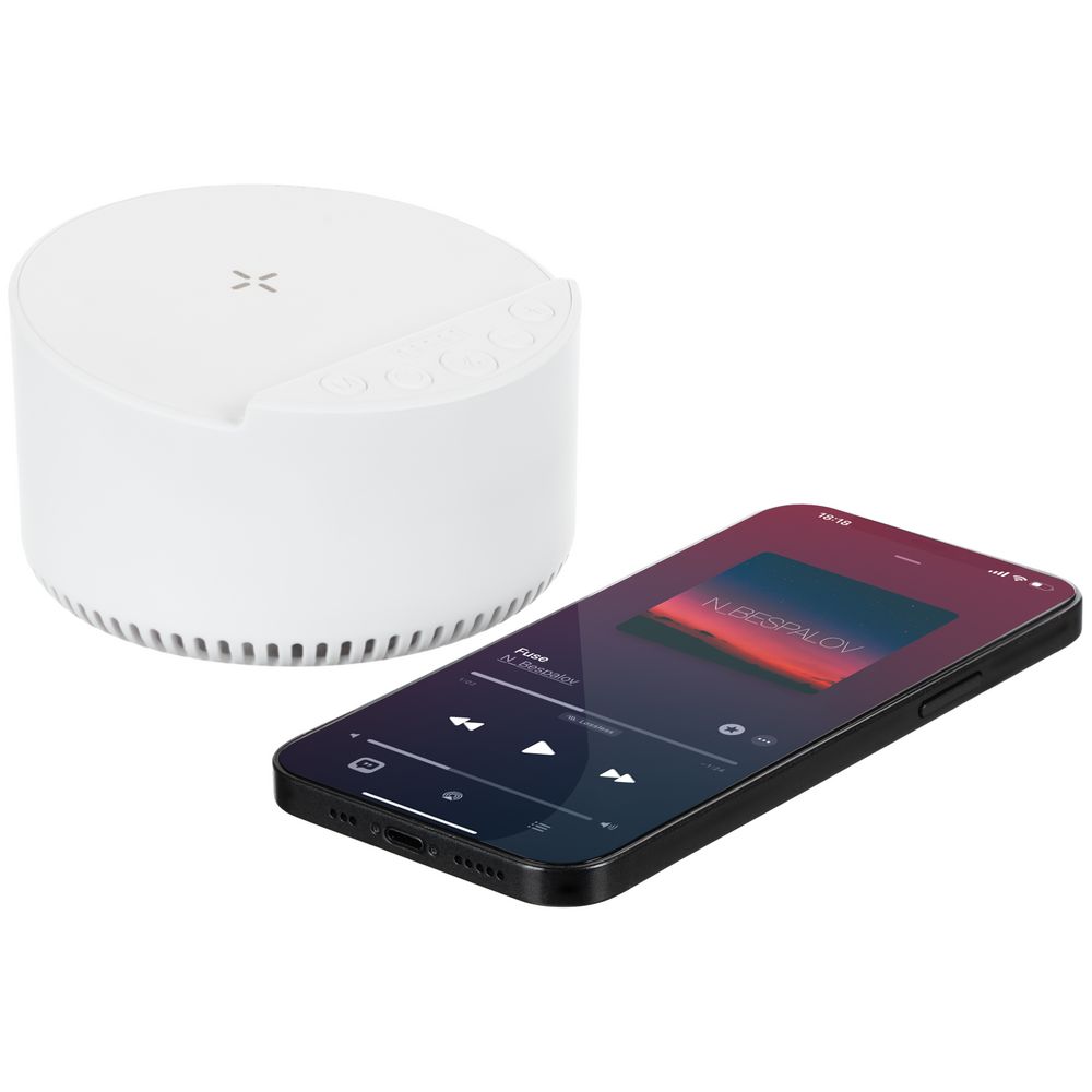 Bluetooth-колонка с беспроводной зарядкой relaxTime Bluetooth-колонка с беспроводной зарядкой relaxTime