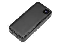 Внешний аккумулятор со встроенными кабелями Фрэйм Про, быстрая зарядка, 20000мач