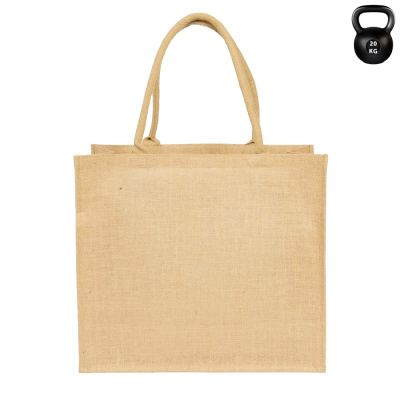 Сумка из джута Caravan Jute, размер 36*40*21 см, бежевая