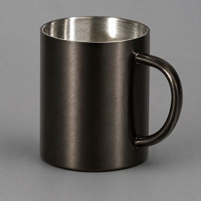Стальная кружка с двойными стенками Altai, gun metal