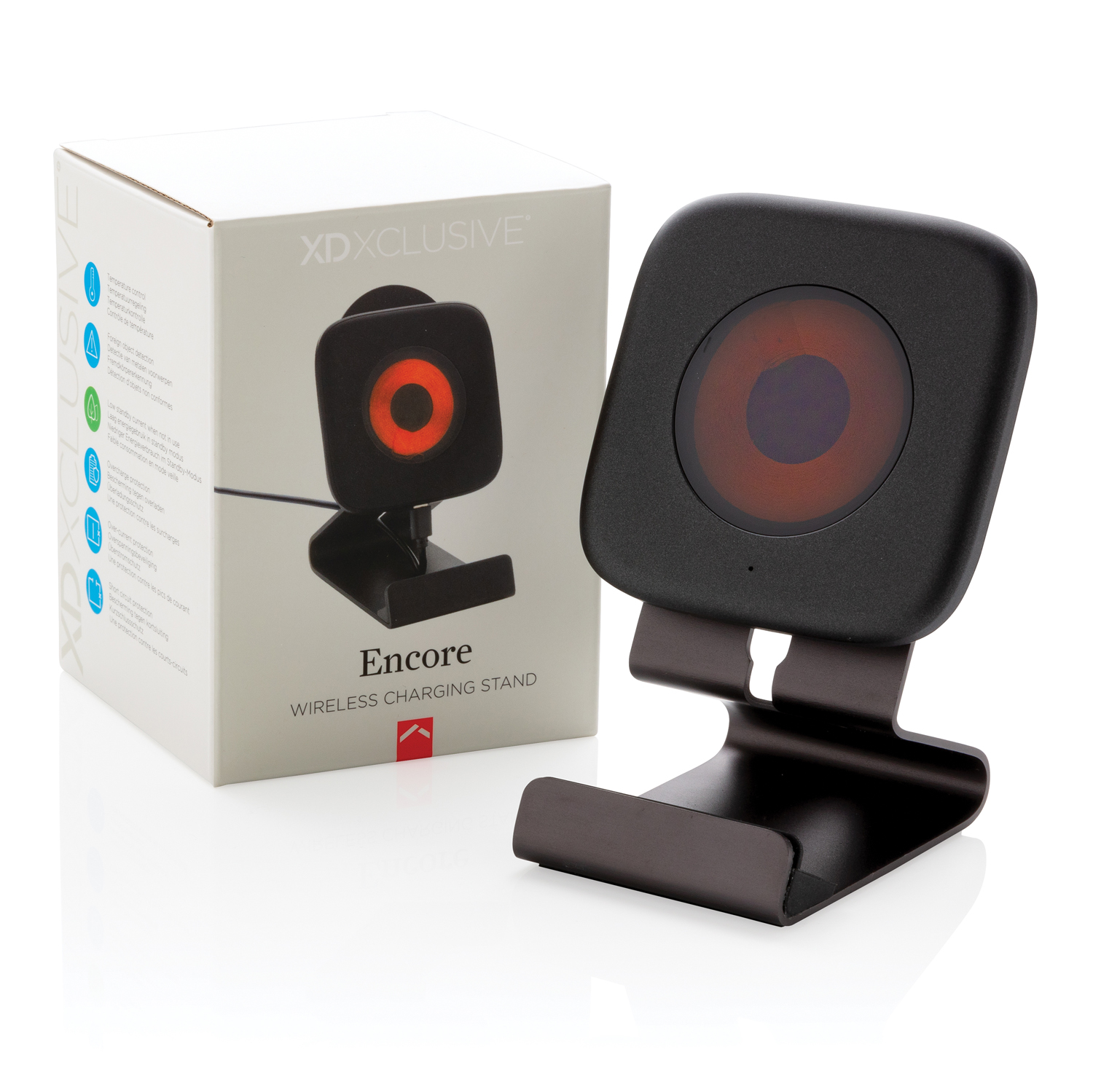 Док-станция для беспроводной зарядки Encore, 10W Док-станция для беспроводной зарядки Encore, 10W