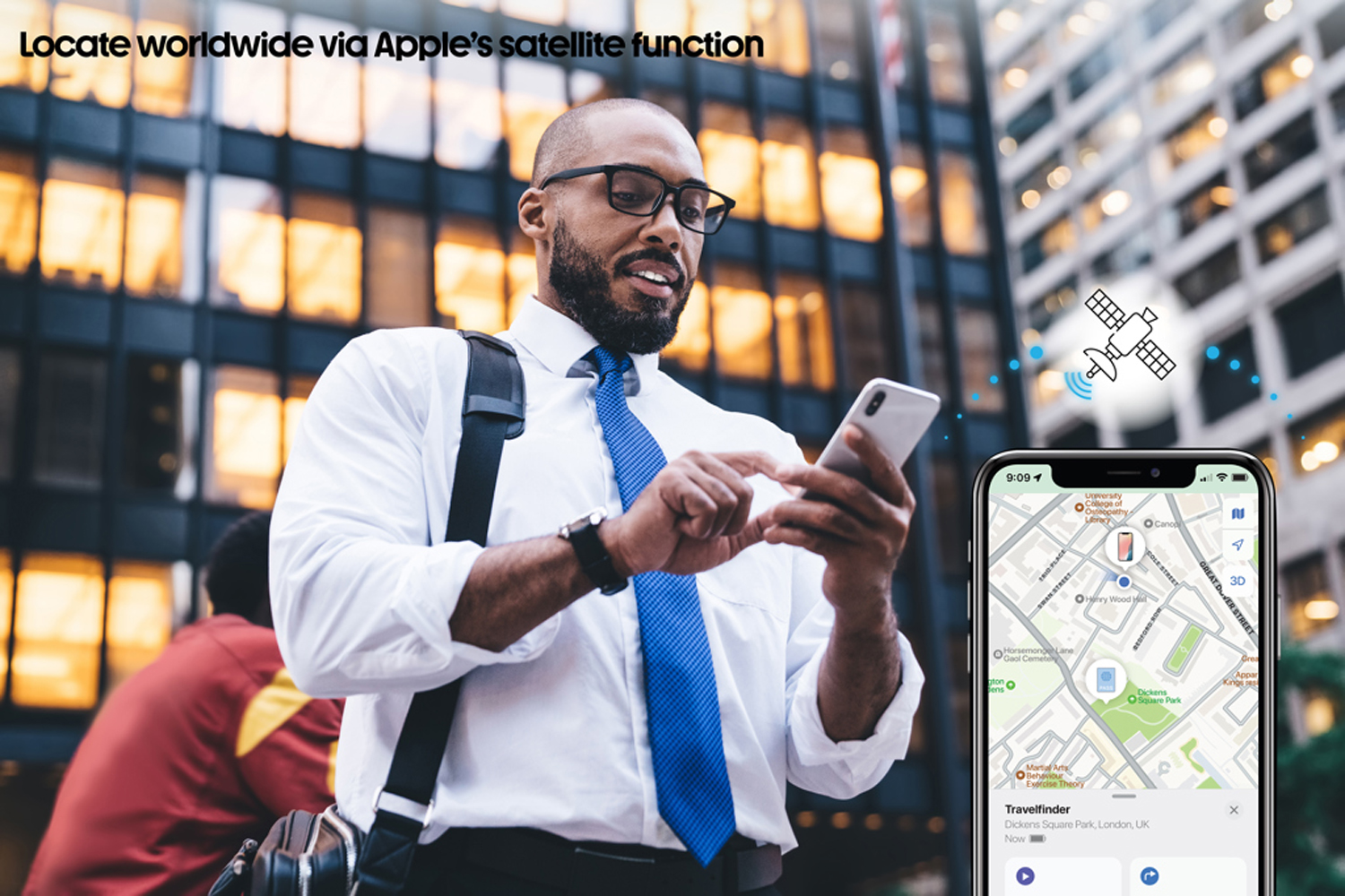 Обложка для паспорта Travelfinder с технологией Find My Обложка для паспорта Travelfinder с технологией Find My