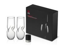 Набор из двух бокалов и пробки для шампанского Bubbly Bliss