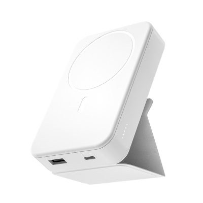 Аккумулятор "Hank" с функцией беспроводной зарядки, 10 000 mAh (Белый)
