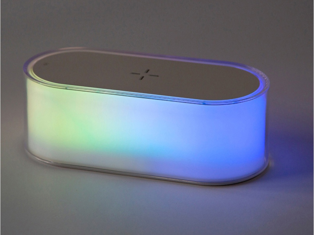 Ночник с беспроводной зарядкой и RGB подсветкой Miracle, 15 Вт Ночник с беспроводной зарядкой и RGB подсветкой Miracle, 15 Вт