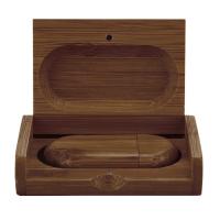 Флеш накопитель USB 2.0 Maple BOX в футляре, орех, дерево/дерево, 32 Gb