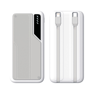 Зарядное устройство "Connect" 10000 mAh со встроенными Type-C/Lightning кабелями Зарядное устройство "Connect" 10000 mAh со встроенными Type-C/Lightning кабелями