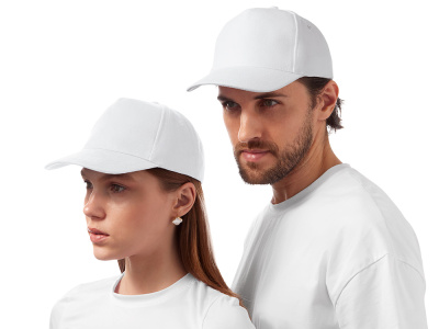 Бейсболка Florida 350 5-панельная, белый