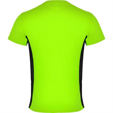 Спортивная футболка TOKYO мужская, ЛАЙМОВЫЙ/ЧЕРНЫЙ S