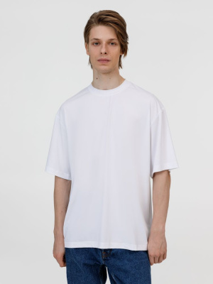 Футболка из бифлекса Morfiss, белая, размер XS/S