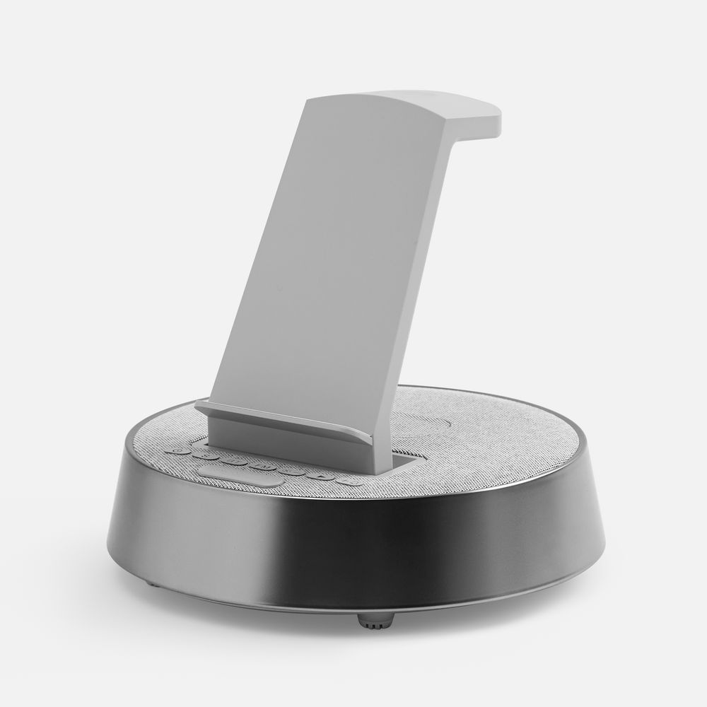 Bluetooth-колонка с беспроводной зарядкой и часами netEnergy Bluetooth-колонка с беспроводной зарядкой и часами netEnergy