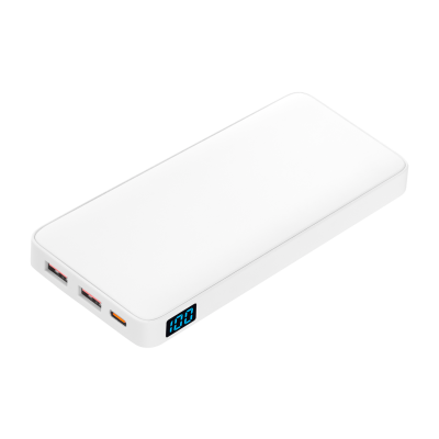 Внешний аккумулятор с подсветкой Анкор Плюс PD (Ancor PD Plus) 10000 mAh, белый