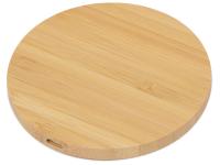 Беспроводное зарядное устройство из бамбука Cap Беспроводное зарядное устройство из бамбука Cap