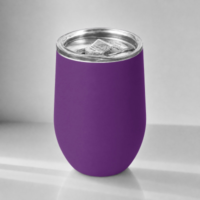 Термокружка Vacuum mug C1, soft touch, 370мл, фиолетовый