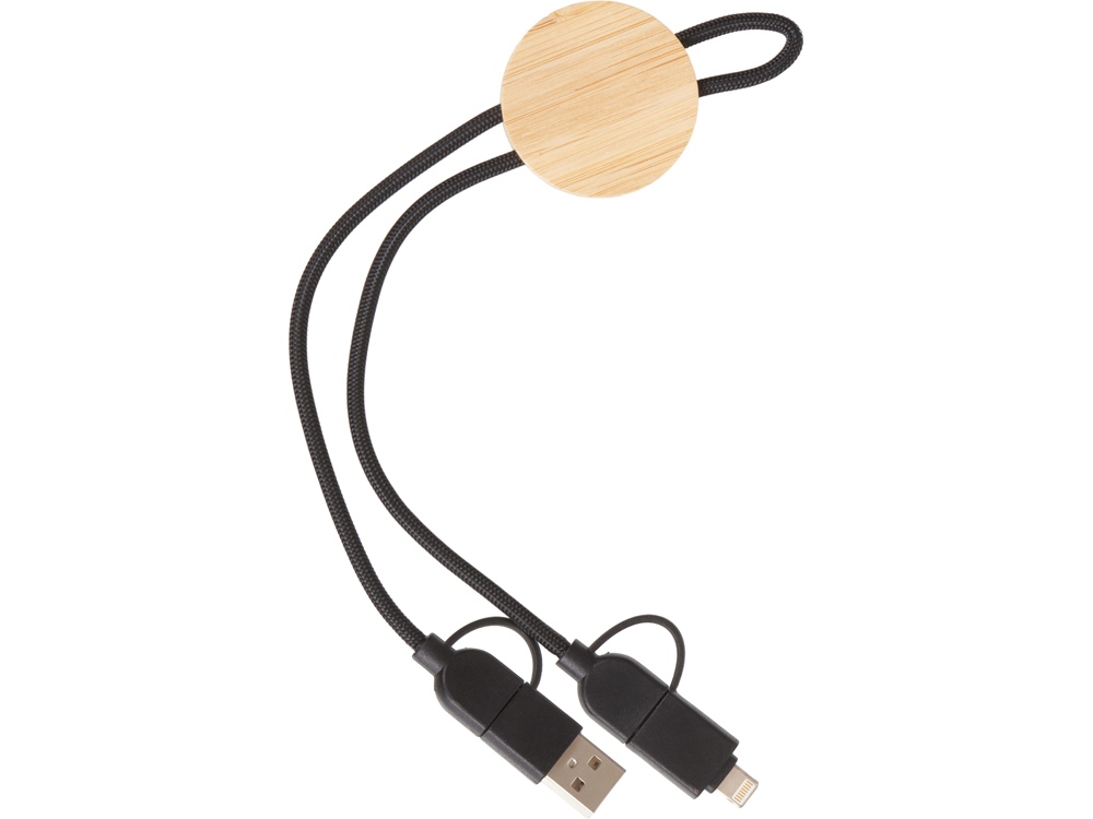 Универсальный зарядный кабель из переработанных ПЭТ и ТПЕ Acalypha, быстрая зарядка 25 Вт Универсальный зарядный кабель из переработанных ПЭТ и ТПЕ Acalypha, быстрая зарядка 25 Вт