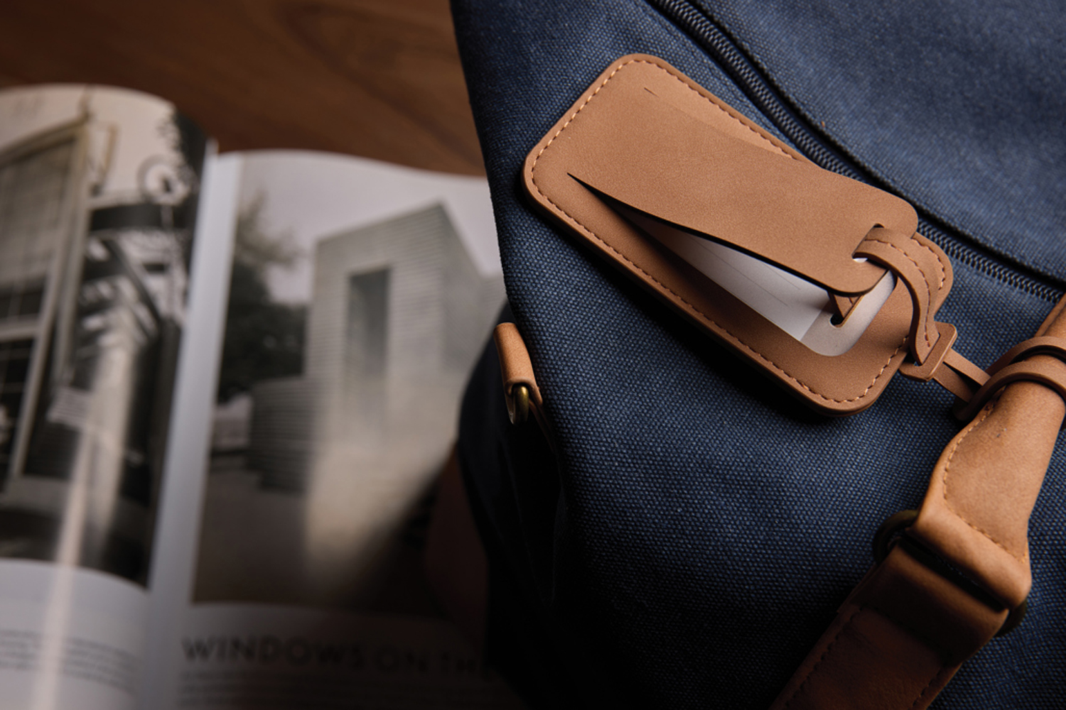 Бирка для багажа из композиционной кожи VINGA Bosler RCS Бирка для багажа из композиционной кожи VINGA Bosler RCS