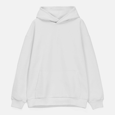 Худи унисекс оверсайз Daylero, белое, размер XS/S