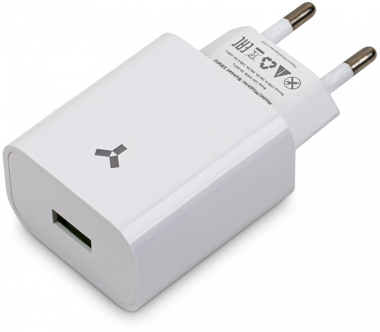 Адаптер сетевой ACCESSTYLE SUNSET 18WU, белый Адаптер сетевой ACCESSTYLE SUNSET 18WU, белый