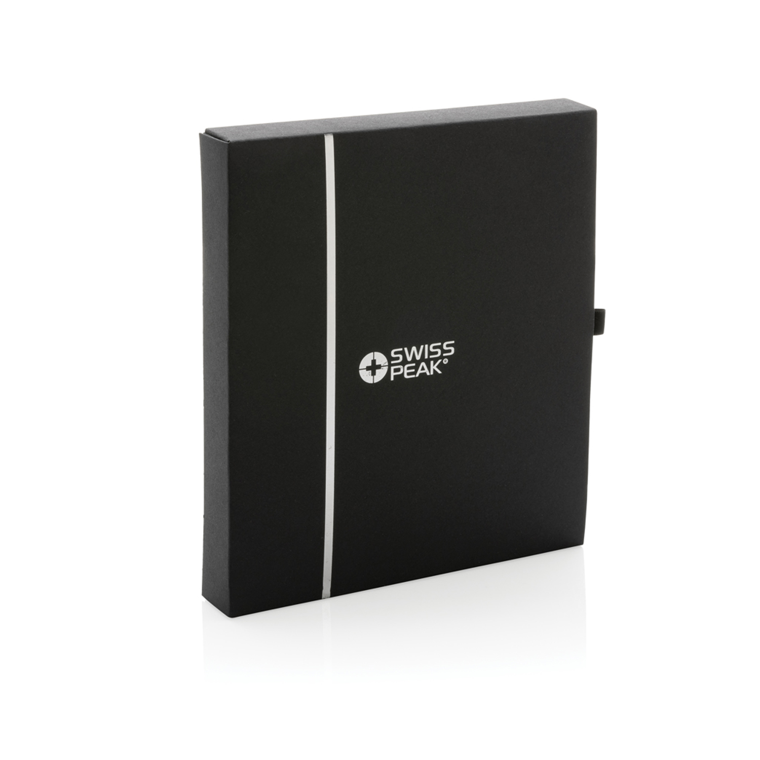 Обложка на паспорт с багажной биркой Swiss Peak из переработанного полиуретана GRS Обложка на паспорт с багажной биркой Swiss Peak из переработанного полиуретана GRS