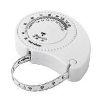 Рулетка Tools Weight, 1,5 метра, белая, пластиковая, с мягкой лентой