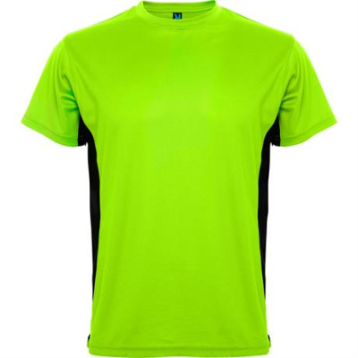 Спортивная футболка TOKYO мужская, ЛАЙМОВЫЙ/ЧЕРНЫЙ S