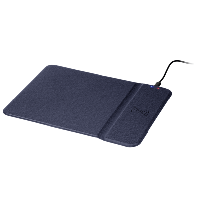 Коврик для мыши с беспроводным зарядным устройством 15W Honor, синий Коврик для мыши с беспроводным зарядным устройством 15W Honor, синий