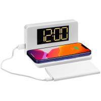 Часы настольные с беспроводным зарядным устройством Pitstop Часы настольные с беспроводным зарядным устройством Pitstop