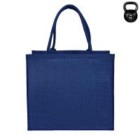 Сумка из джута Caravan Jute, размер 36*40*21 см, темно-синяя