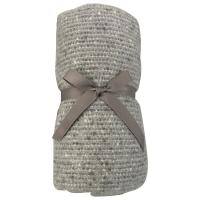 Плед акриловый SUPER SOFT CARE, тёмно-серый