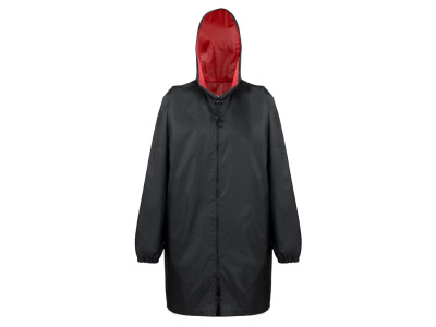 Дождевик Bi-color унисекс, красный/черный