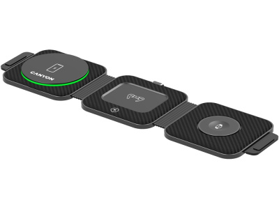 Беспроводное зарядное устройство 3 в 1 Canyon WS-305 (cns-wcs305), 15 Вт (Р) Беспроводное зарядное устройство 3 в 1 Canyon WS-305 (cns-wcs305), 15 Вт (Р)