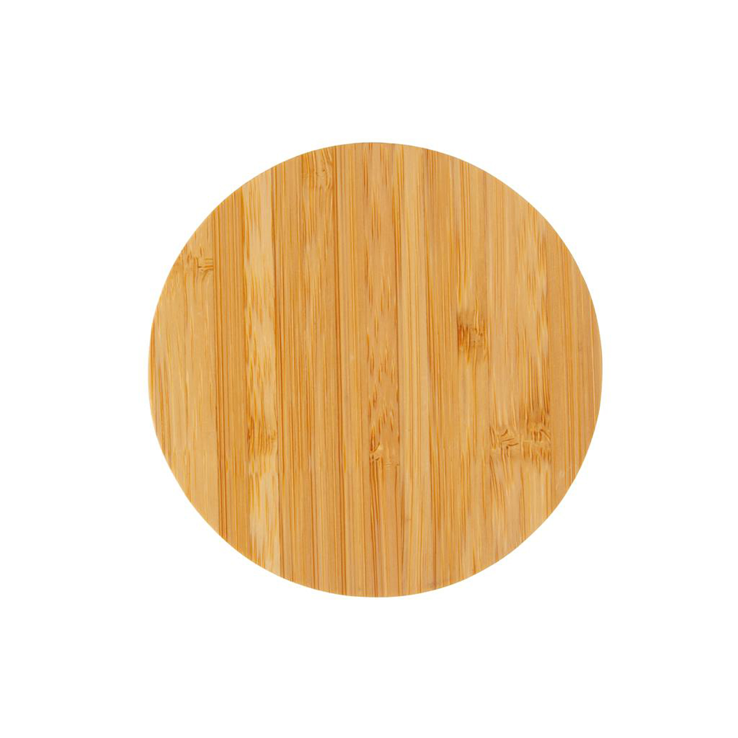 Круглая док-станция Bamboo FSC® для беспроводной зарядки, 5 Вт Круглая док-станция Bamboo FSC® для беспроводной зарядки, 5 Вт