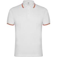 Футболка поло NATION мужская, БЕЛЫЙ S