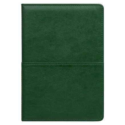 Ежедневник Smart Philadelphia Columbus А5, зеленый, недатированный, в твердой обложке с поролоном