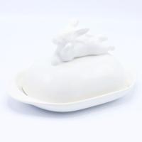 Маслёнка с кроликом, 380 мл, Белый