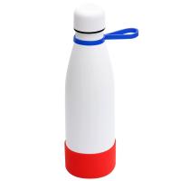 Термобутылка герметичная вакуумная Olivia To Go, белый/синий/зеленый