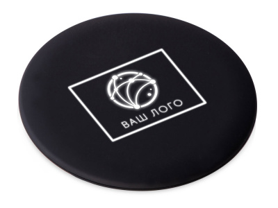 Беспроводное зарядное устройство с подсветкой логотипа Moon spot, 10 Вт, soft-touch Беспроводное зарядное устройство с подсветкой логотипа Moon spot, 10 Вт, soft-touch