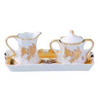 Набор &quot;Мелисса&quot; (молочник и сахарница на блюдце), 17 * 8,5 *7 см 167379