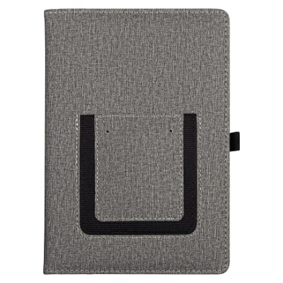 Ежедневник Smart Wallet Cambric A5, серый, недатированный, в твердой обложке с поролоном