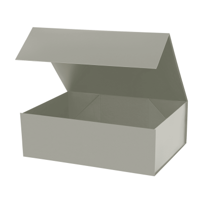 Подарочная коробка-трансформер средняя, серая