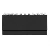 Планинг Alfa Soft 325*130 мм, черный, недатированный, в твердой обложке