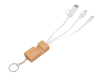 Универсальный кабель с подставкой 4-в-1 Unicable, белый Универсальный кабель с подставкой 4-в-1 Unicable, белый