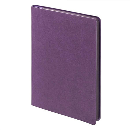 Ежедневник Flexy Soft Touch Latte А5, фиолетовый, недатированный, в гибкой обложке