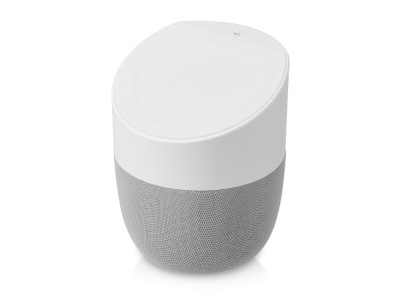 Портативная колонка с беспроводной зарядкой Shuttle, 5 Вт, белый Портативная колонка с беспроводной зарядкой Shuttle, 5 Вт, белый