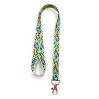 Ланъярд полноцветный Флюр с карабином