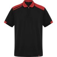 Футболка поло SAMURAI мужская, ЧЕРНЫЙ/КРАСНЫЙ S