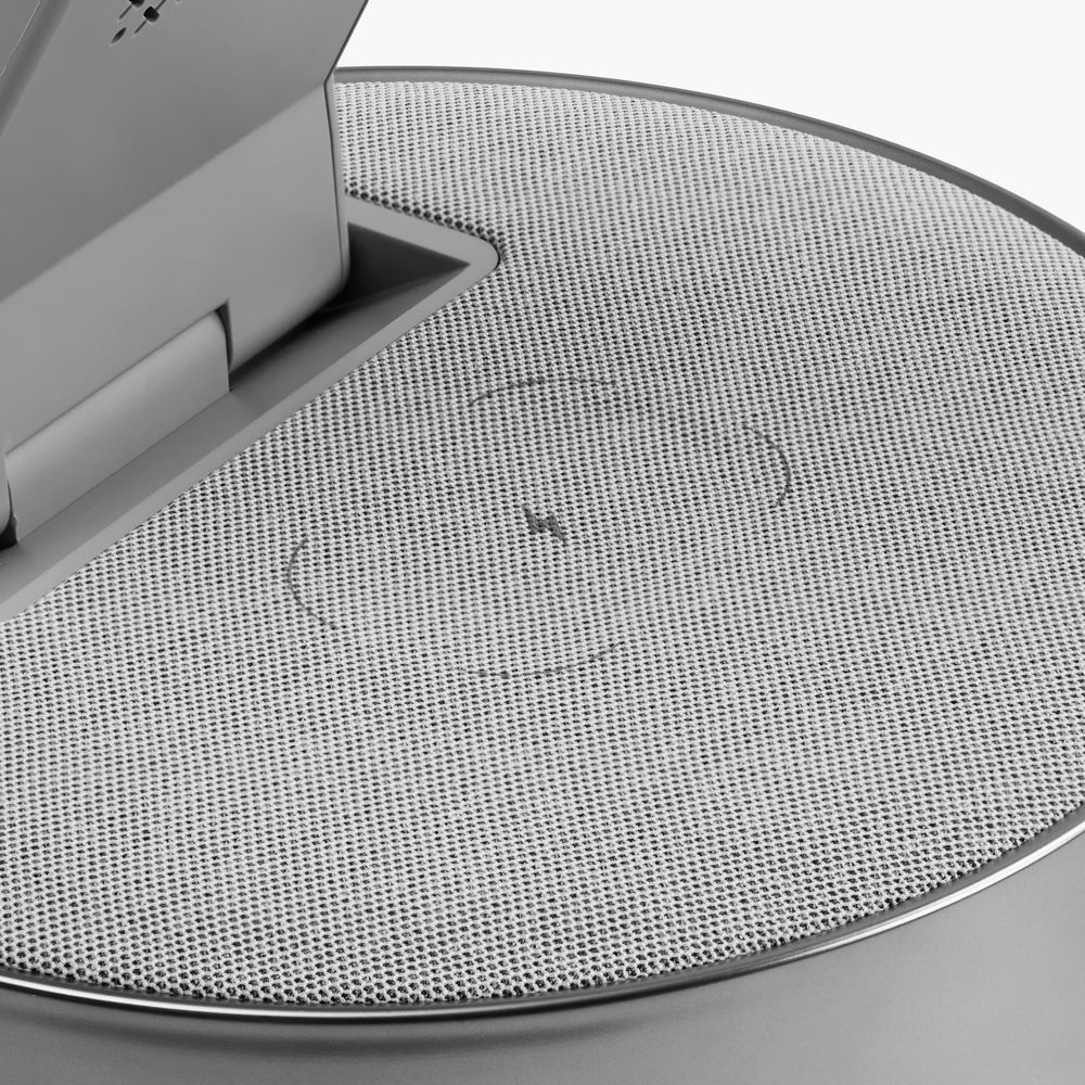 Bluetooth-колонка с беспроводной зарядкой и часами netEnergy Bluetooth-колонка с беспроводной зарядкой и часами netEnergy