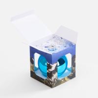 Коробка с полноцветной печатью для елочного шара 8 см