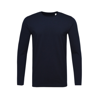 New Gen Футболка с длинным рукавом 180 г/м2 хлопок + лайкра т.синий XS