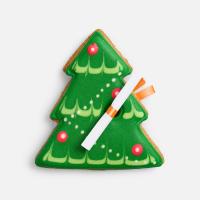 Новогоднее печенье с предсказанием «Елка»